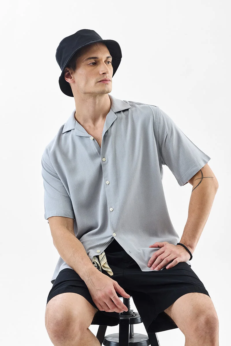 سنيتش Box Fit Linen Blend Shirt
